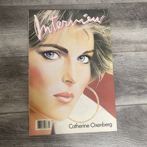 INTERVIEW MAGAZINE JULY 1986 CATHERINE OXENBERG ANDY WARHOL Pop Art Vtg